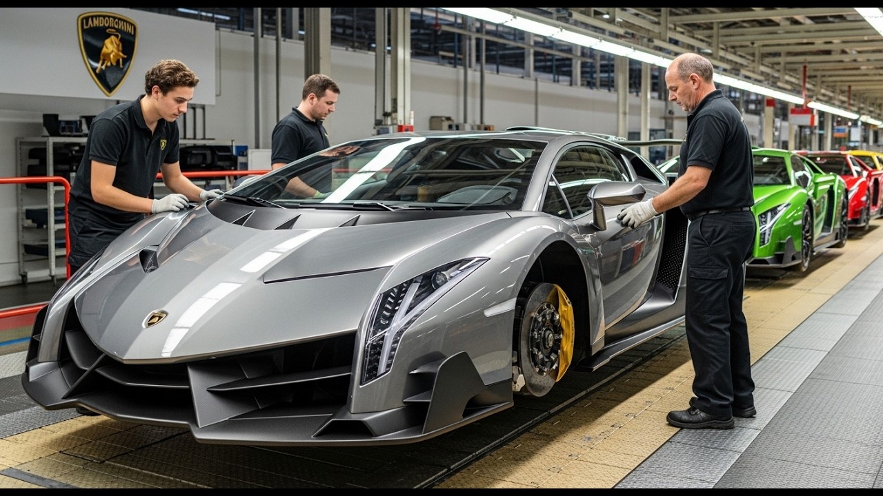 Inside the Lamborghini Factory in Italy Producing a Limited Supercar with Only 3 Units in the World