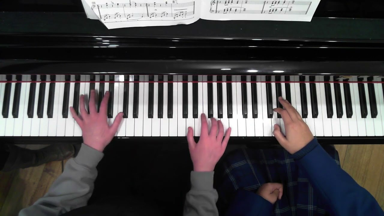 Nocturne, piano duet by Dennis Alexander, performed by Holly and Shaneli
