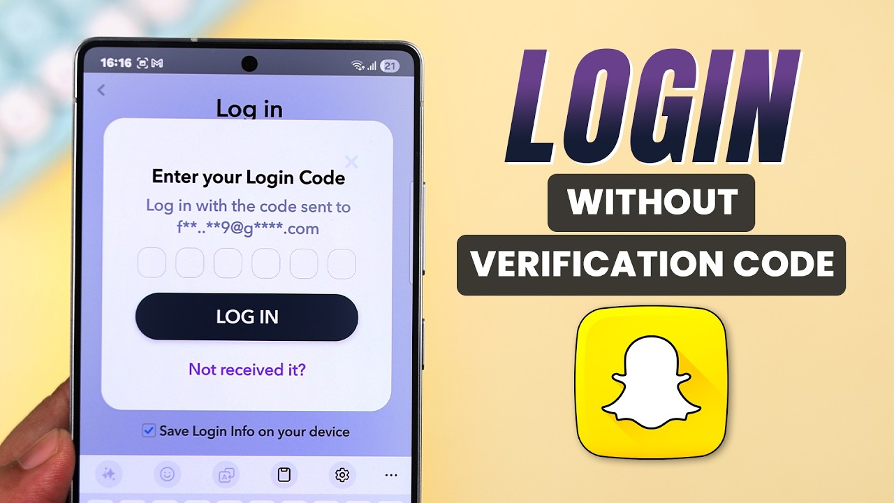 How to Login Snapchat Without Verification Code!