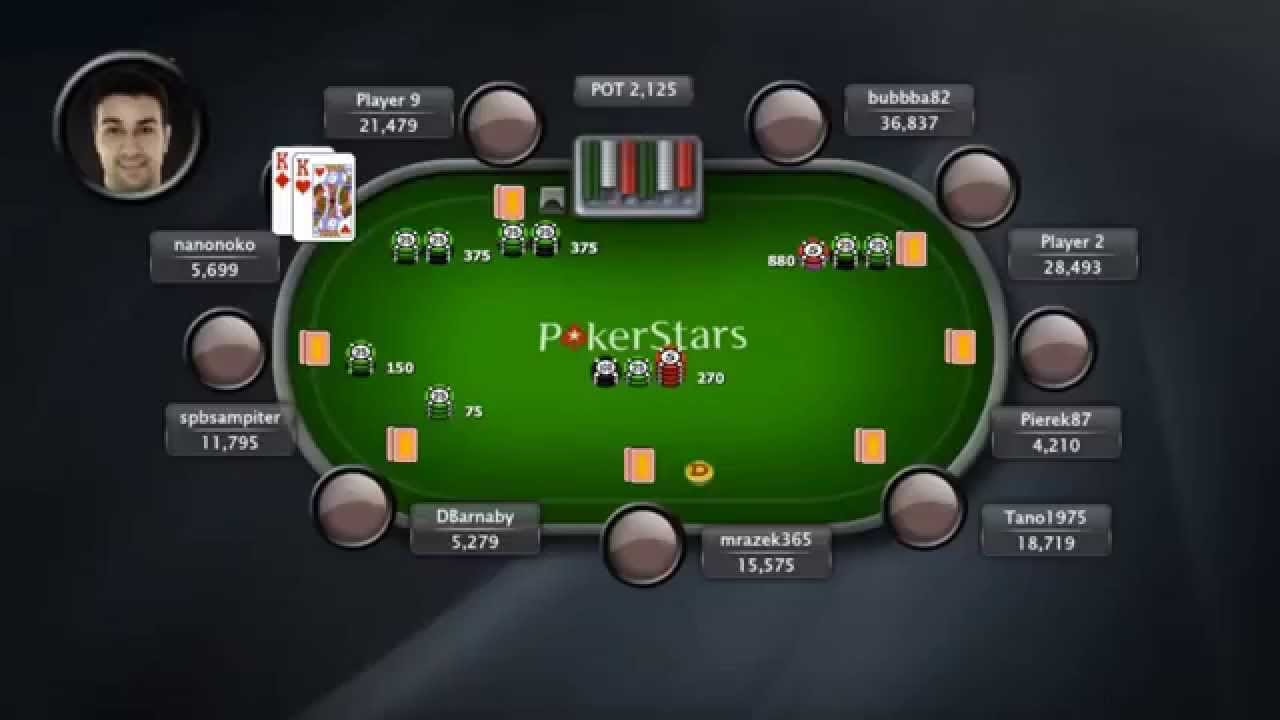 Gra w pokera | Wysoka pula z parą króli | Poker Bites