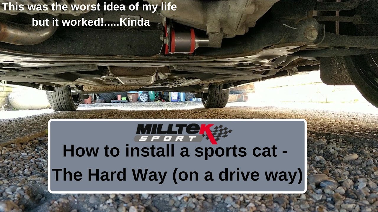 How to install a Sports Cat! - Fiesta ST180 - Milltek