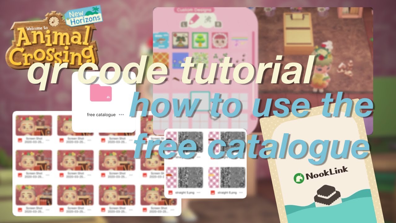 animal crossing: new horizons [tutorial] how to use the free QR code catalogue