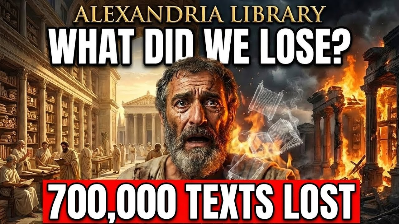 Alexandria Library, Lost Forever, 700000 Texts, What Did We Lose, Ancient Knowledge Destroyed