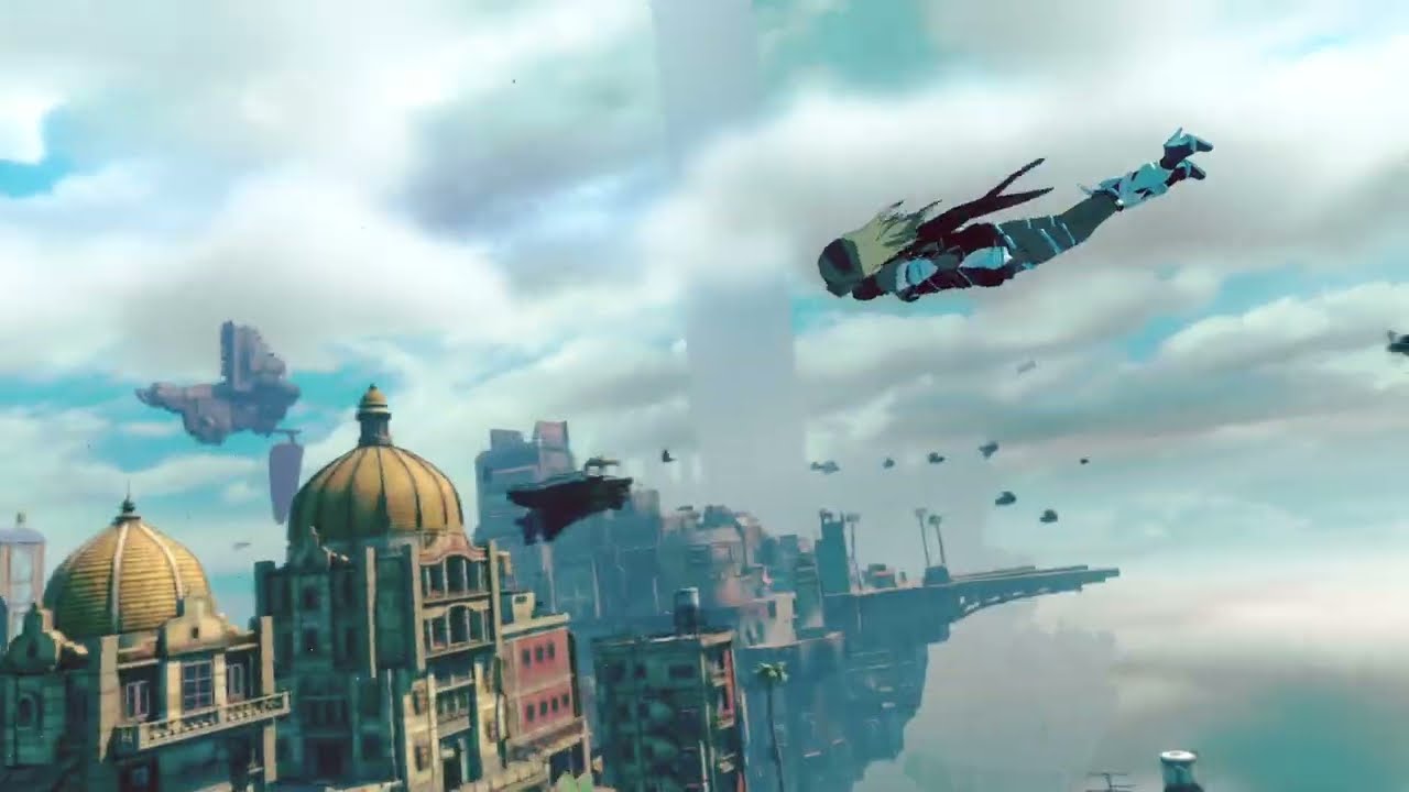 GRAVITY RUSH 2 - Free Roam Gameplay without Music