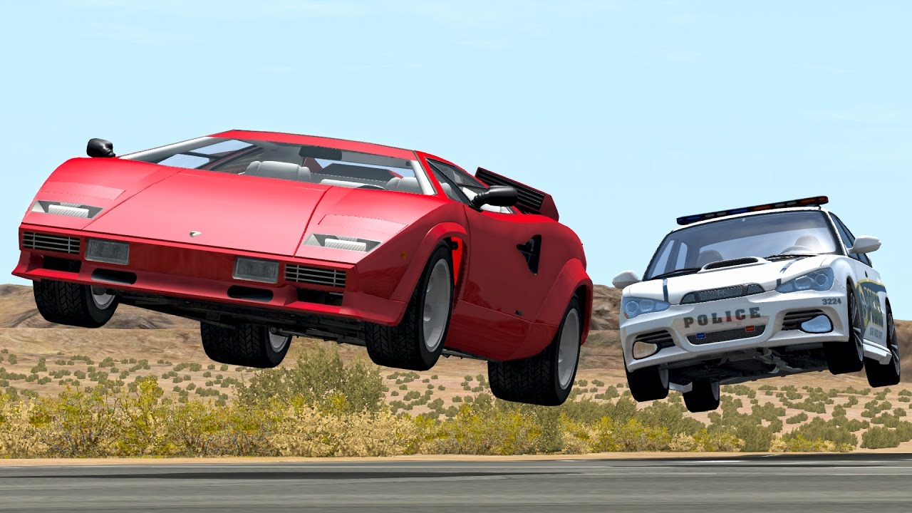 BeamNG Drive Realistic High Speed Crashes #14