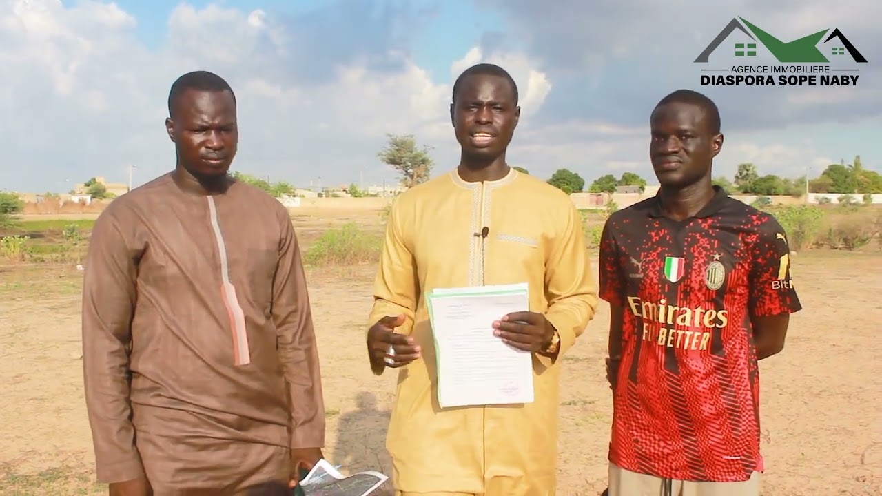REMISE DE PAPIER ET TERRAIN (Tivaouane dans la région de Thiès au Sénégal) 🥰