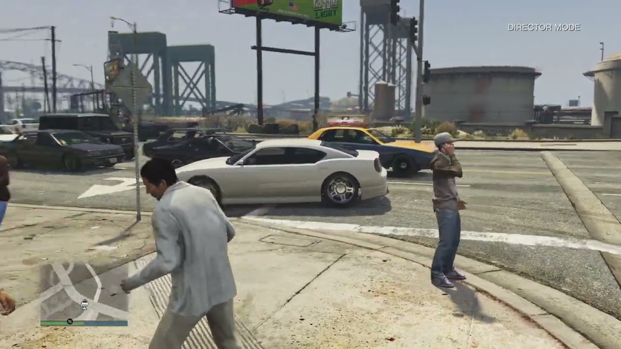 GTA V Kkangpae vs Ballas fight