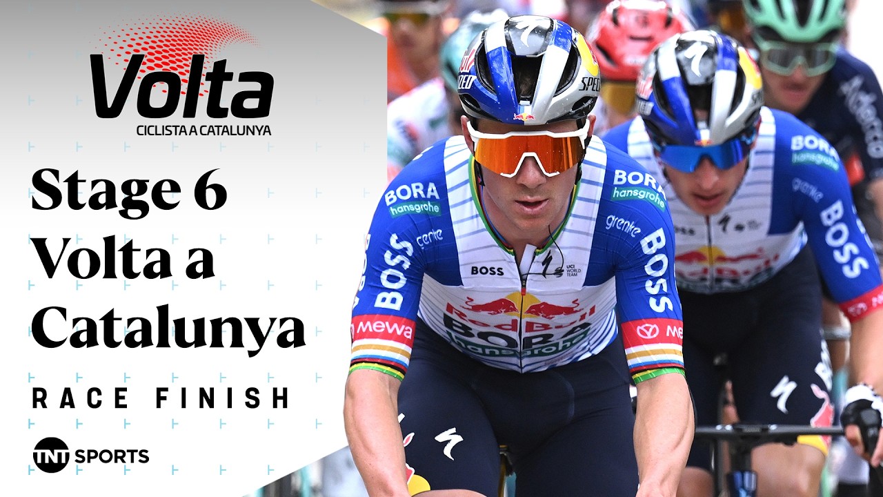 BRILLIANT RIDE! 👏 | Men's 2026 Volta a Catalunya Stage 6 Final KM's | TNT Sports Cycling