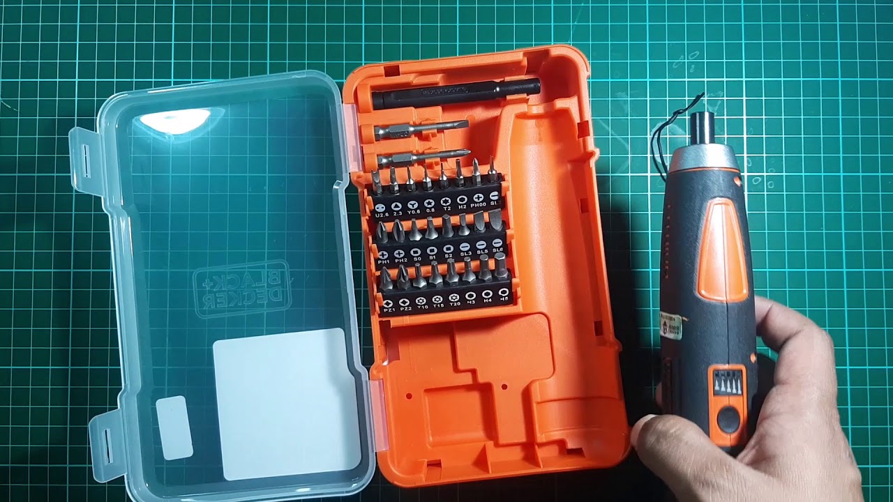 Unboxing of BLACK & DECKER BD40K27 B1 4V Push and Go Cordless Smart Screwdriver BD40K27