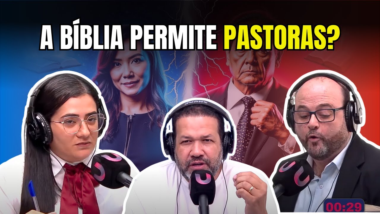 O PASTORADO FEMININO &Eacute; B&Iacute;BLICO? | DEBATE INTENSO ENTRE PR. ANDERSEN E MISS. RUTH BENIGNO