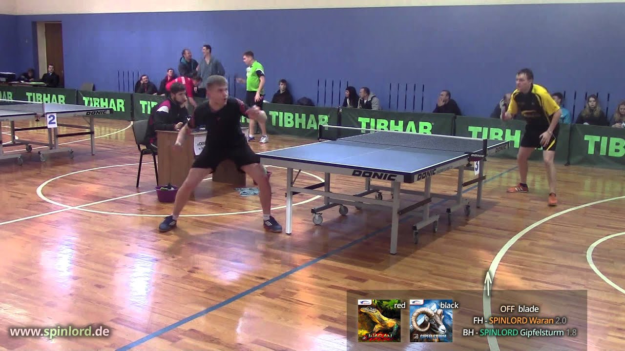 Spinlord team: Cherepnin - Maiovets at Super league of Ukraine CTTC, Feb 2016 (with Gipfelsturm)