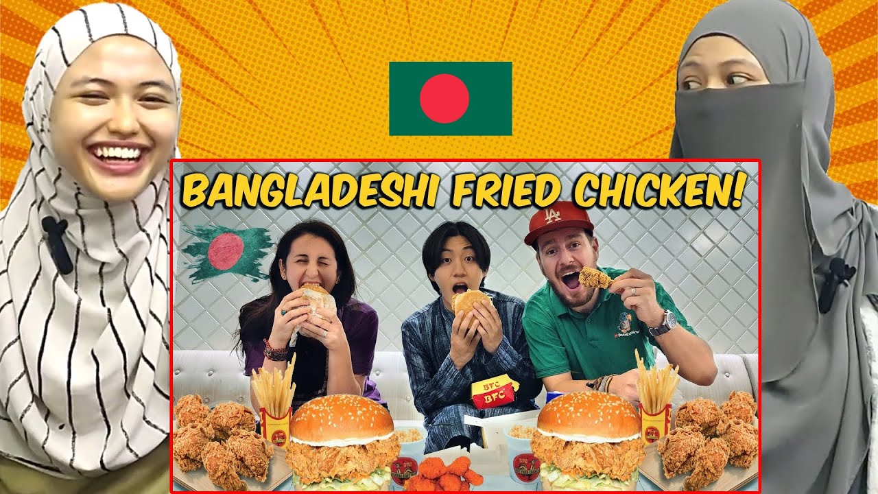 Making Daud Kim Try FAST FOOD In Bangladesh  🇧🇩 I Malay Girl Reacts