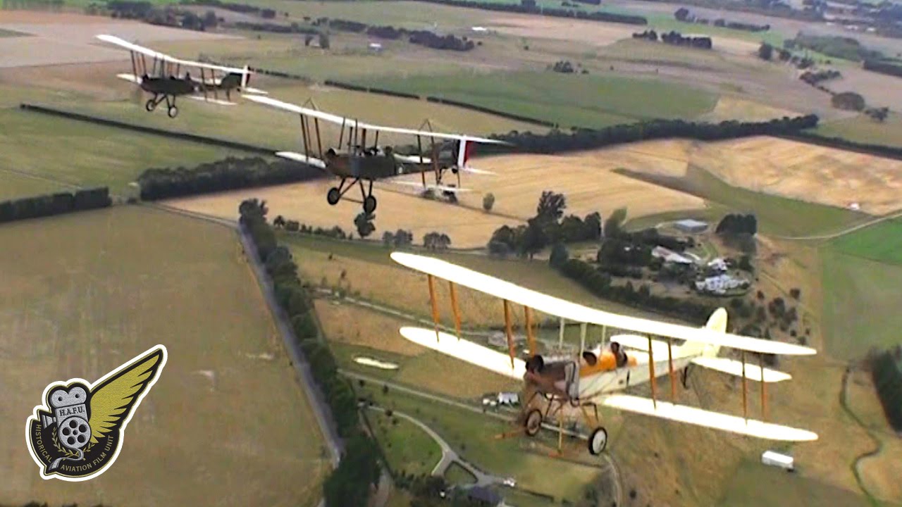 They're Off To War! Royal Flying Corps B.E.2's. WW1 Centenary