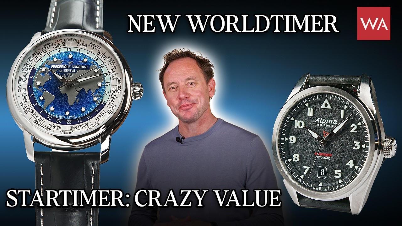 Frederique Constant Worldtimer Upgraded + Alpina Startimer 68h for &euro;1295 | CEO Interview (4K)