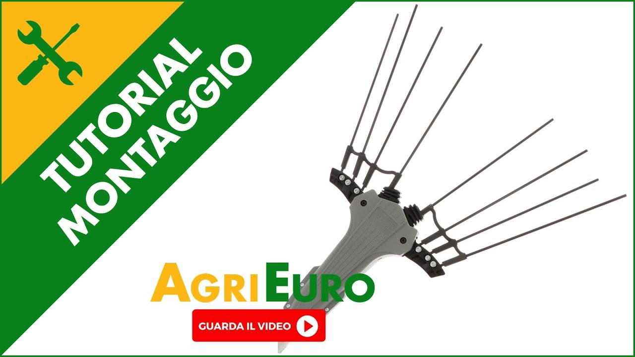 Montaggio abbacchiatore elettrico Volpi Olytech Mondial 755XL - Olytech Mondial 755L