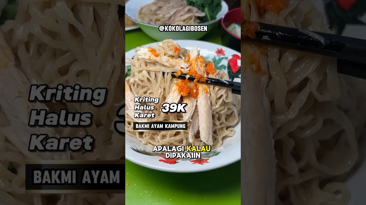 Bakmi ayam kampung yg rasany homey🥰 #kokolagibosen #kulinerserpong #kulinertangerang #makananviral