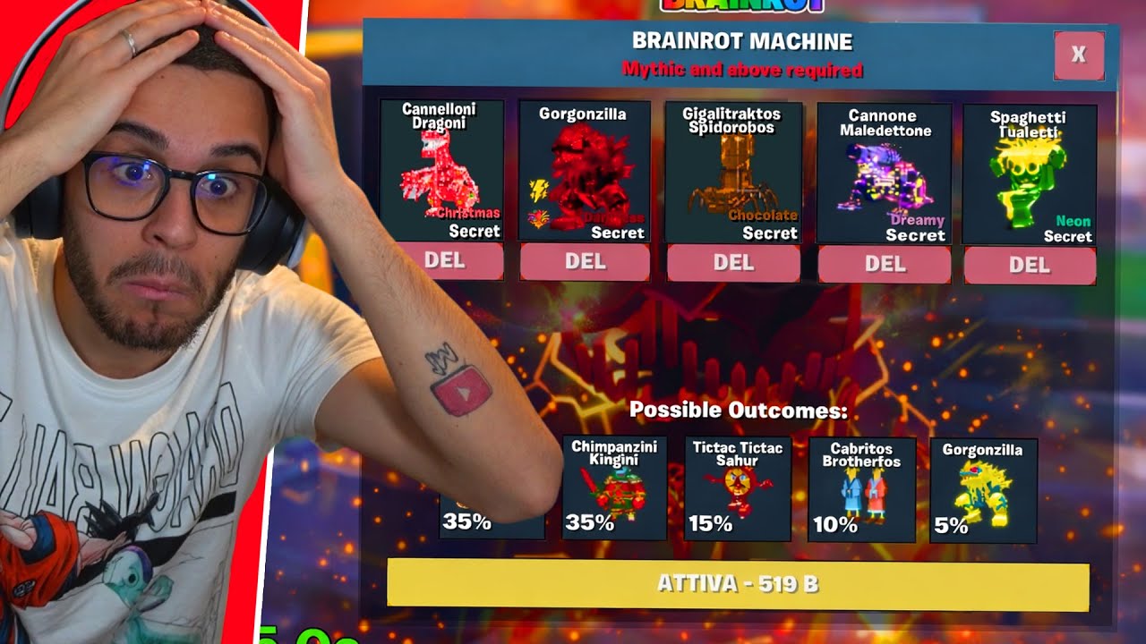 HO FATTO la BRAINROT MACHINE più FOLLE della MIA VITA su STEAL a BRAINROT!!