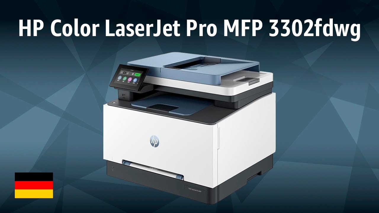 Multifunktions-Farblaserdrucker HP Color LaserJet Pro MFP 3302fdwg | TEST | Deutsch