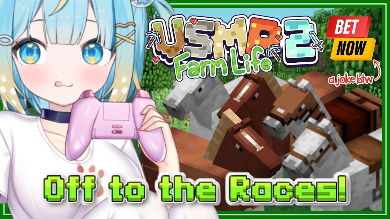 【MINECRAFT VSMP 2】Dress up nice for the races 🐎【Penny Puffball】
