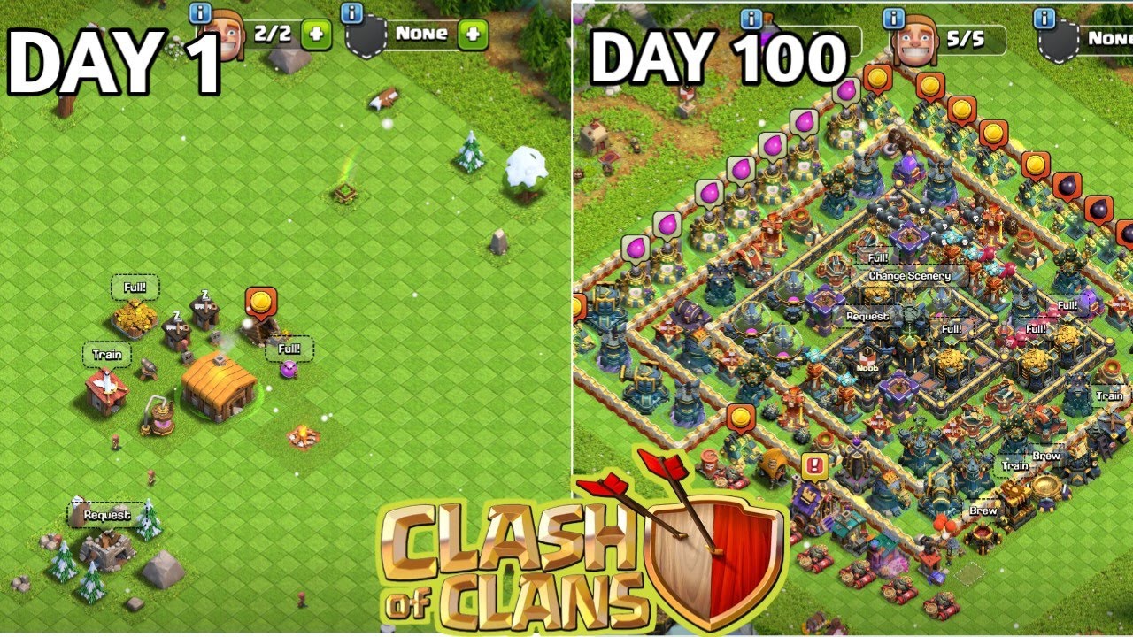 100 Day in Clash of clans