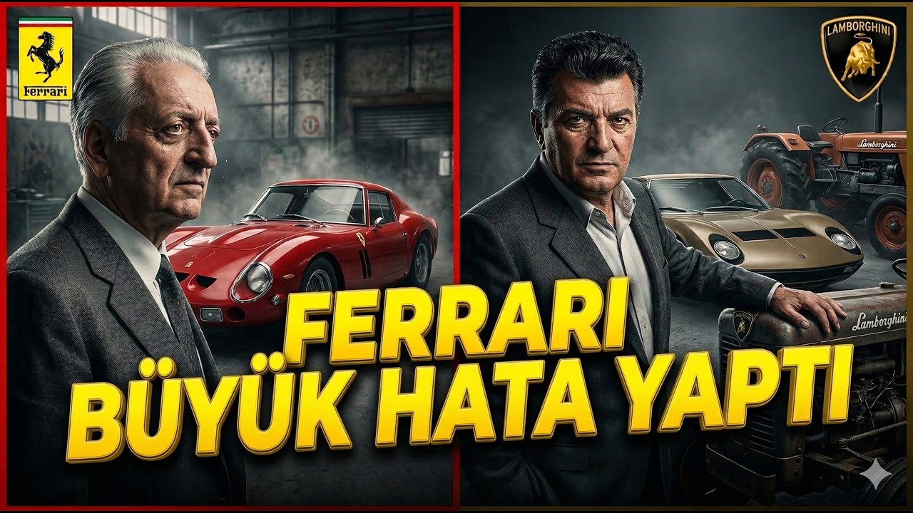 Ferrari Yanlışlıkla Lamborghiniyi Nasıl Yarattı? #lamborghini #ferrari
