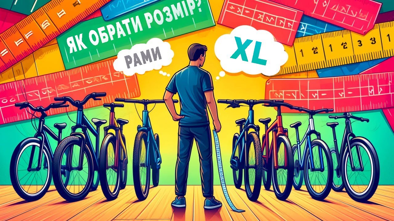 Як правильно підібрати розмір рами велосипеда?