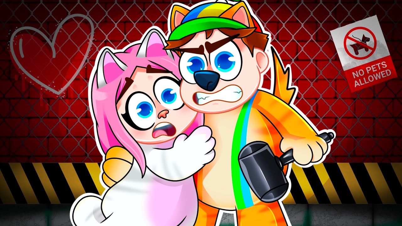 Cat and Dog FORBIDDEN LOVE In Party Animals!