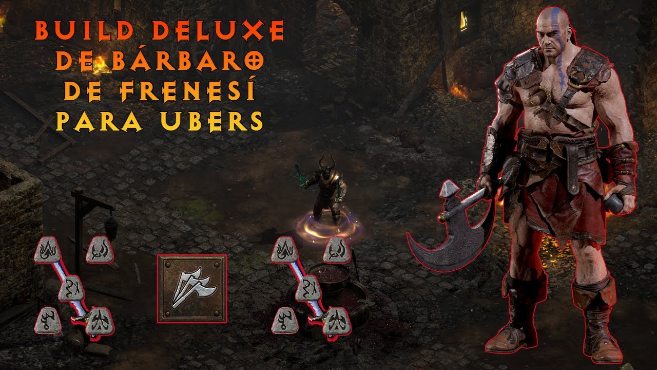BUILD DELUXE DE BÁRBARO DE FRENESÍ PARA HACER UBERS EN DIABLO II RESURRECTED