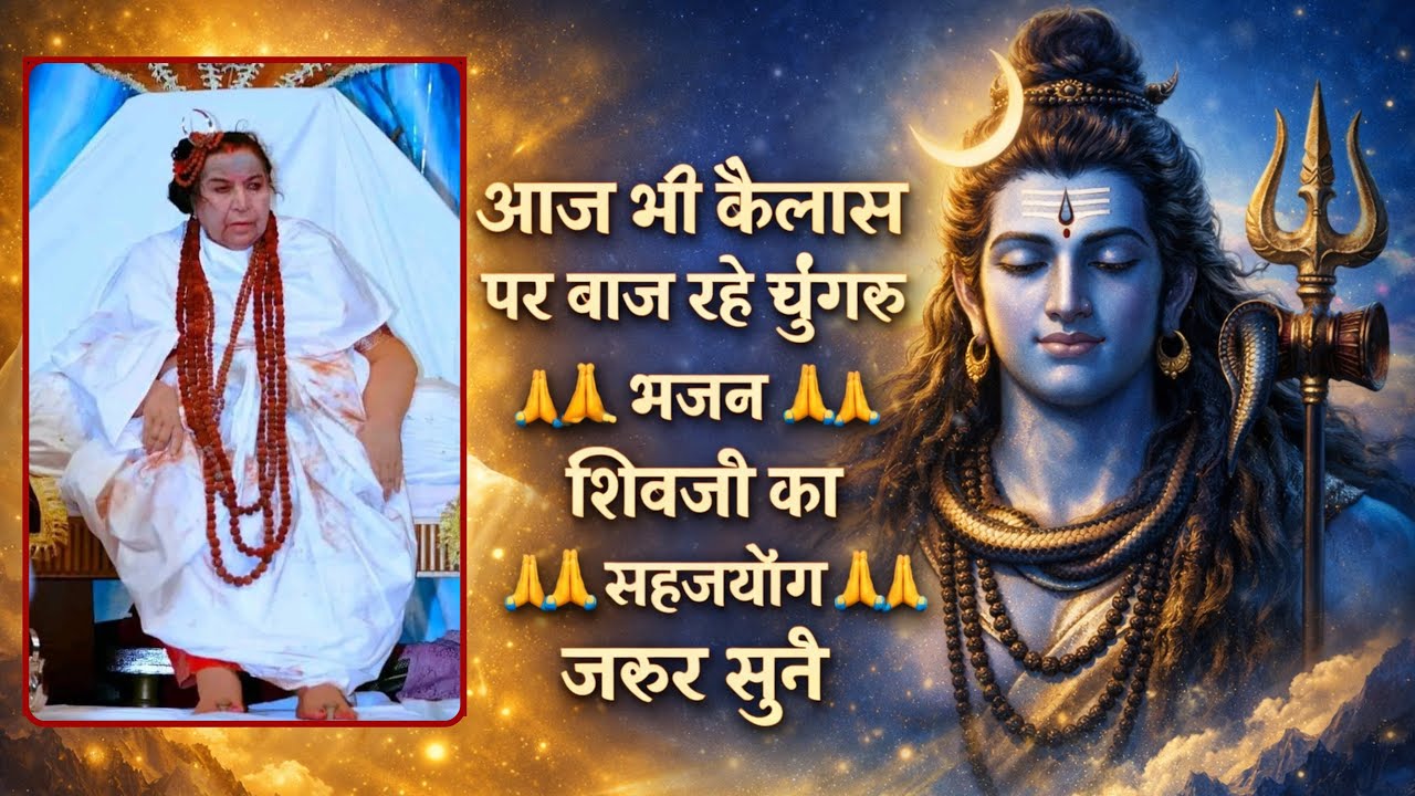 आज भी कैलास पर बाज रहे घुंघरू,,🙏🙏भजन 🙏🙏शिवजी का 🙏🙏सहजयोग 🙏🙏आज़ ज़रूर सुने 