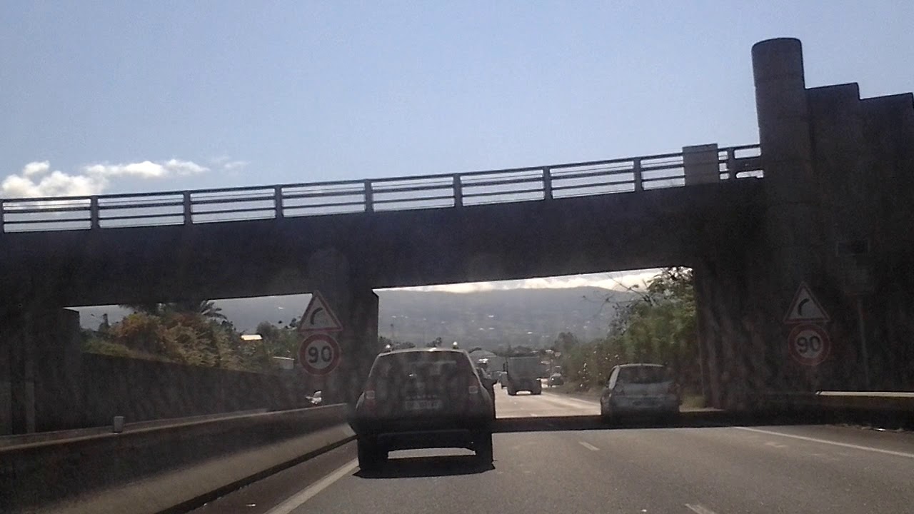 tarjet routier de Stella Piton Saint- Leu  vers Saint- Pierre Zac Canabady 🚗