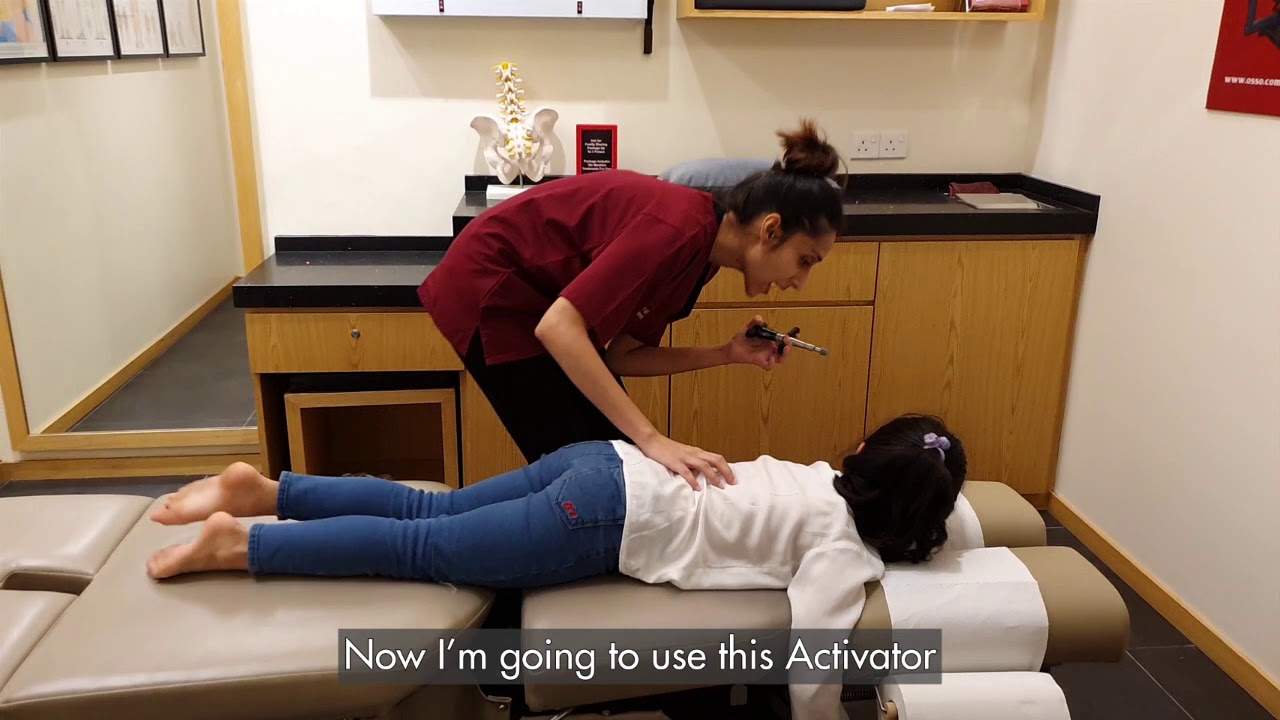 Kid Chiropractic Adjustment