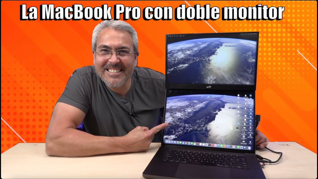 MacBook Pro con Doble Pantalla - Mobile Pixels Duex Float