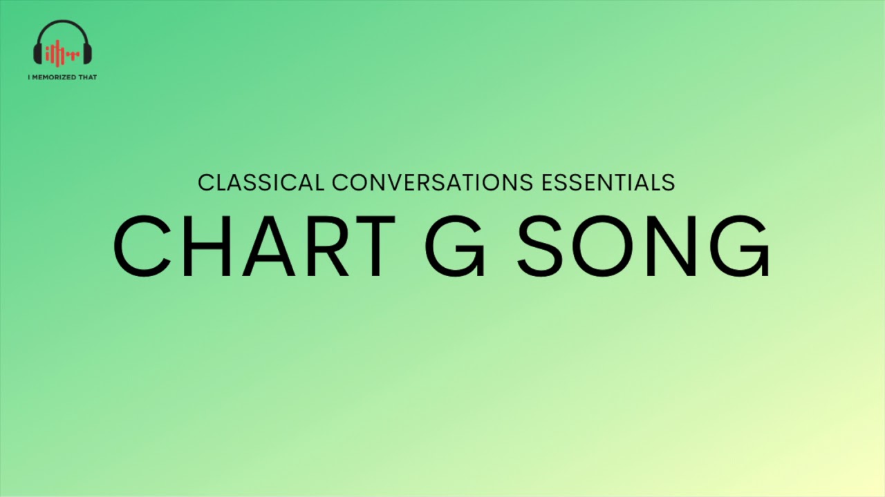 Chart G Song | 112 Model Sentences | Compound Structure | Classical Conversations Essentials