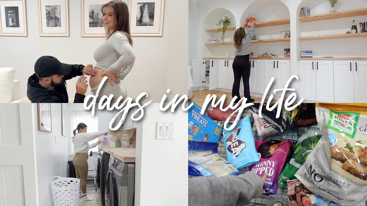 DAYS IN MY LIFE VLOG: starting lovenox at home, costco haul, satisfying house reset & MORE ✨