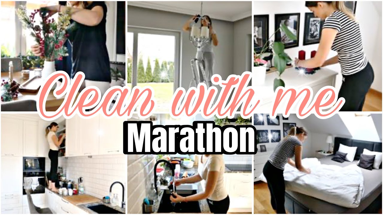 *NEW* CLEAN WITH ME MARATHON | messy house cleaning | EXTREME CLEANING MOTIVATION