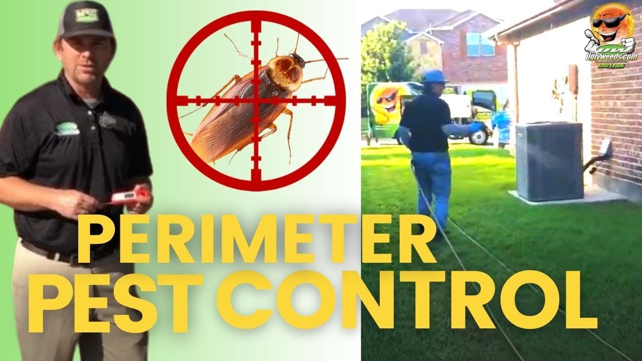 Perimeter Pest Control Application - DFW Texas