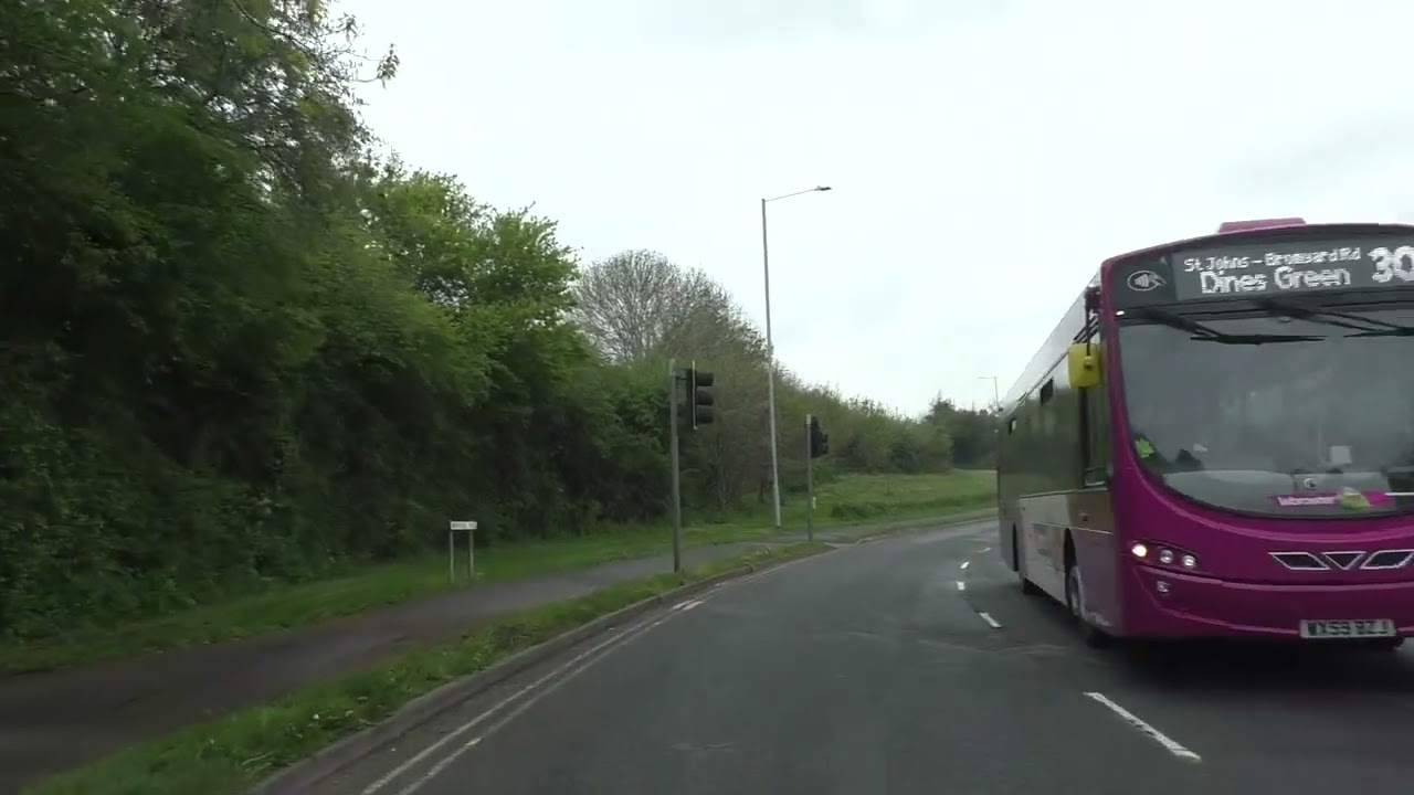 Driving On Bromyard Road A44 & Tudor Way, Worcester, Worcestershire, England 30th April 2023