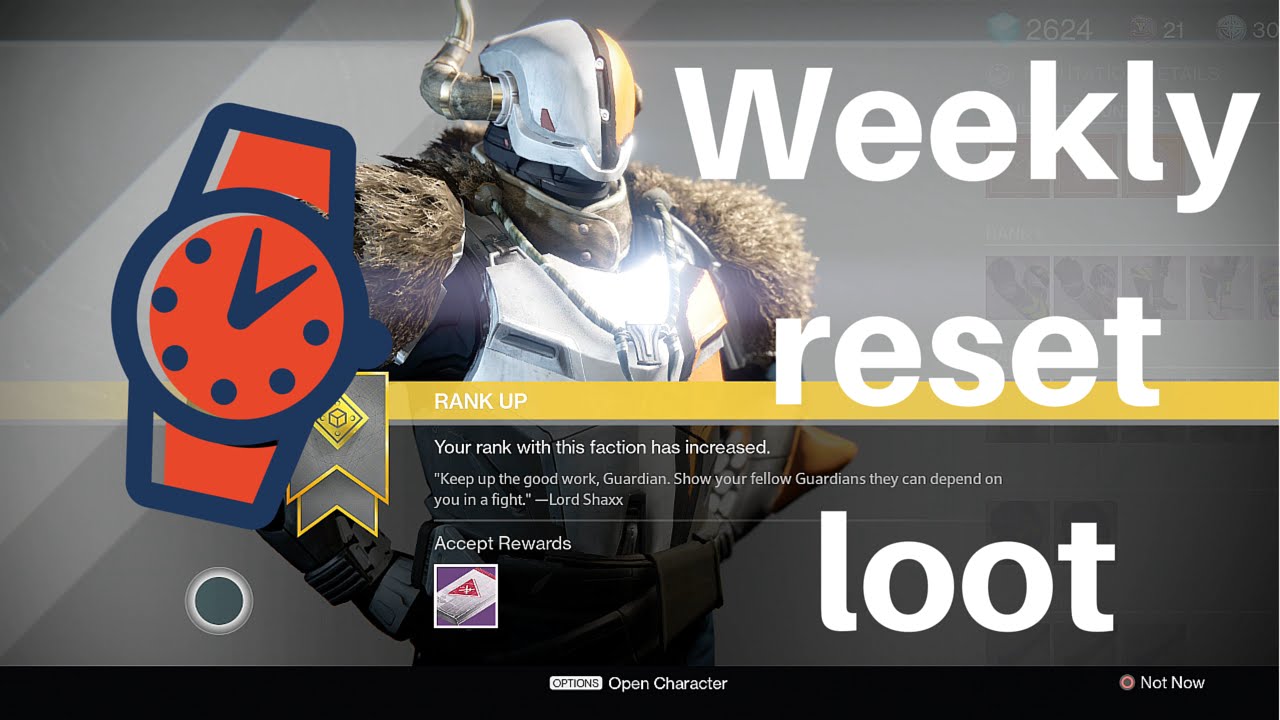 Destiny Reset Day Loot!!