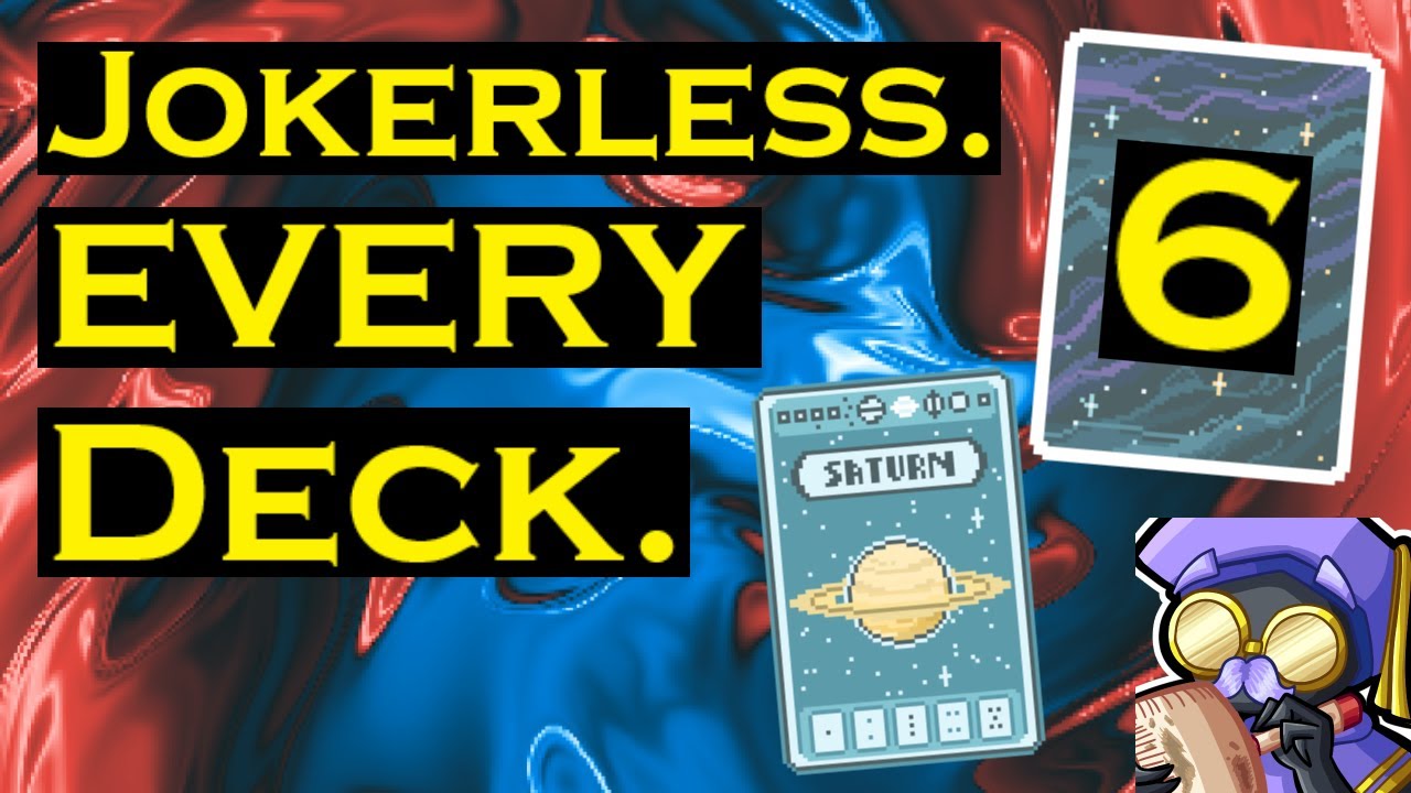 Jokerless every Deck (Nebula Deck)