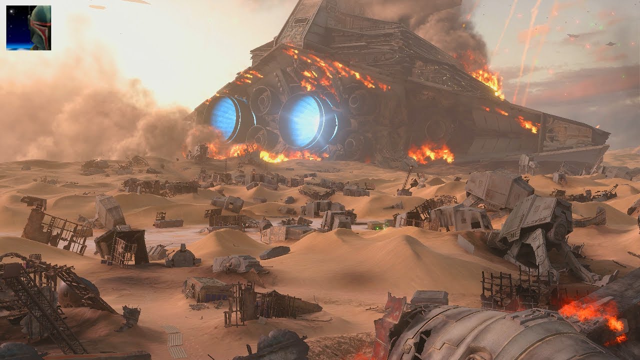 Star Wars Battlefront - Jakku Walker Assault Gameplay PS4 60fps (No Commentary)
