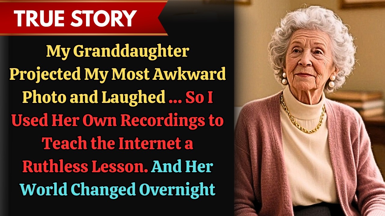 My Granddaughter Projected My Most Awkward Photo ... So I Used Her Own Recordings on the Internet
