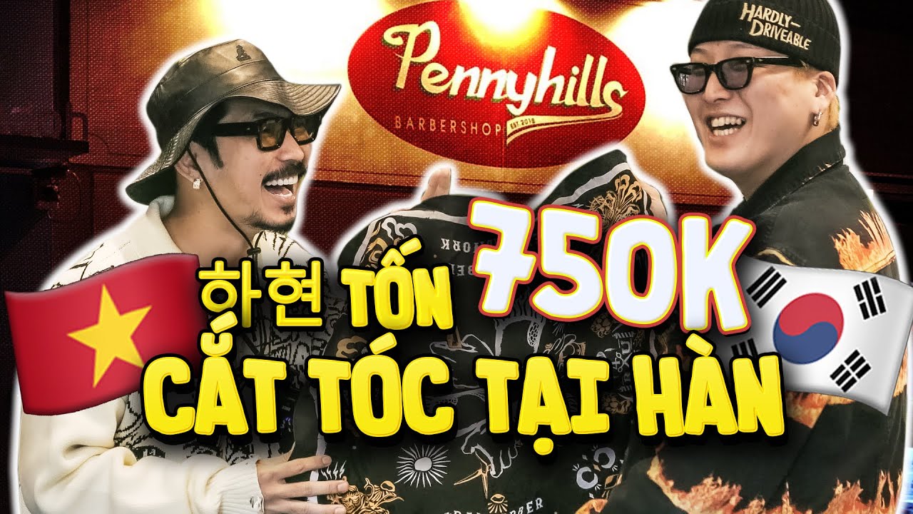 CẮT TÓC MÀ HƠN 750 CÀNH HẢA??? | Hà Hiền Travel Korean Vlog EP. 1 | 4RAU BARBER CUTCLUB x Pennyhills
