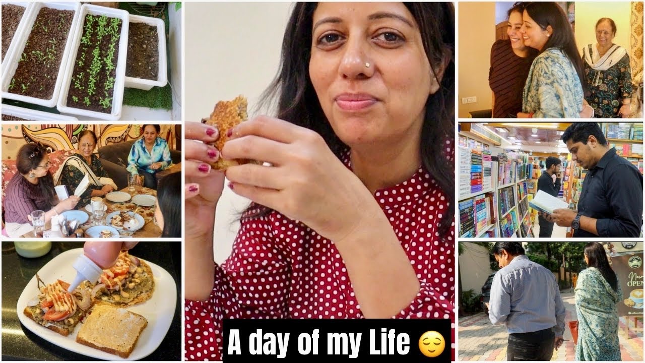 Veg High Protein Breakfast| Coffee Date with my Subscriber| An update on my Plants