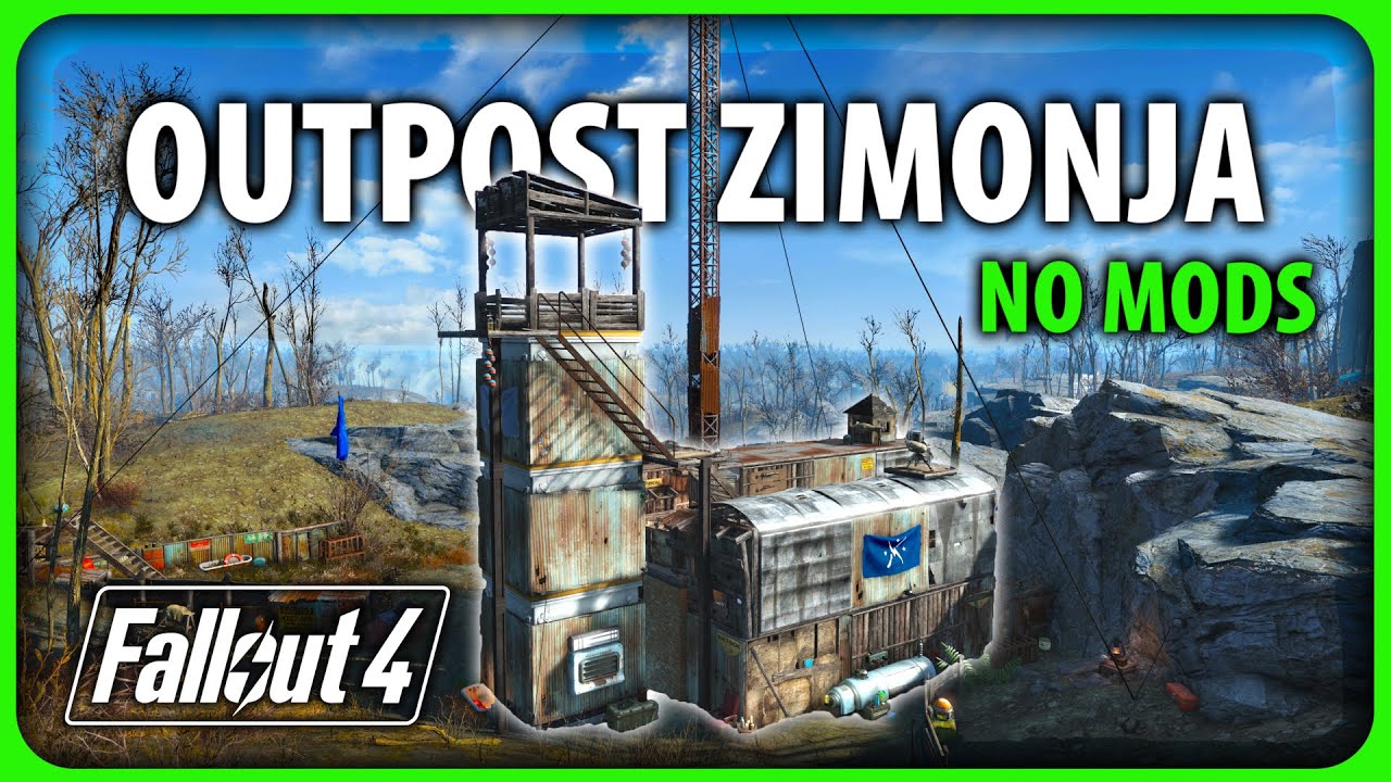 Fallout 4 - Rebuilding Outpost Zimonja (No Mods)