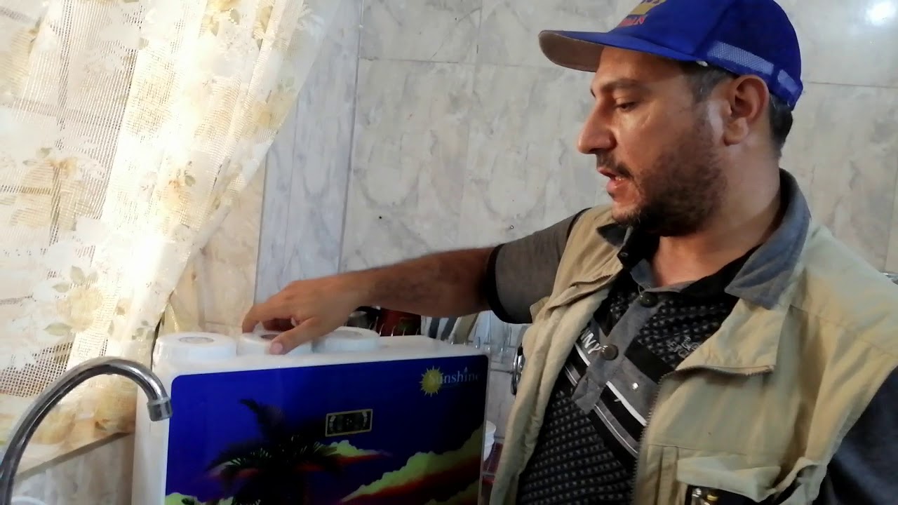 تبديل الفلاتر الاولى لفلتر ماء نوع بلازما او (الشاشة) كما يسميه البعض