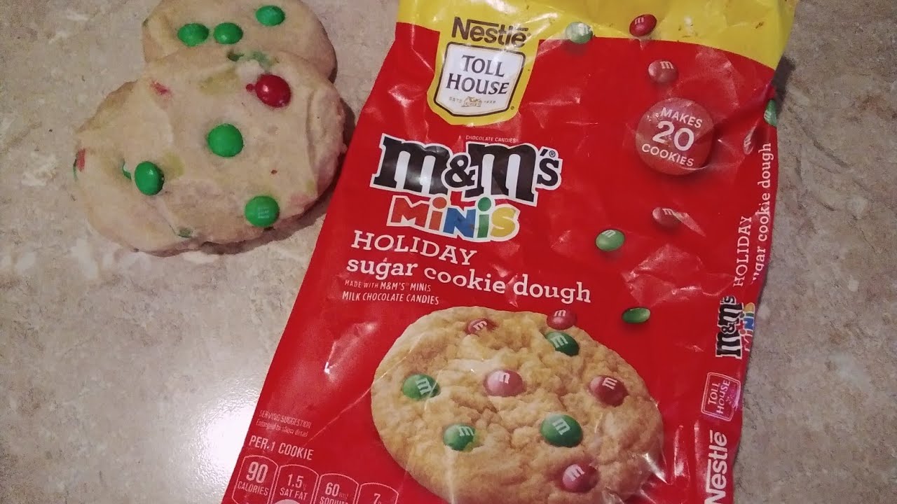 Nestle Toll House NEW m&m's Minis Holiday Cookies!🍪