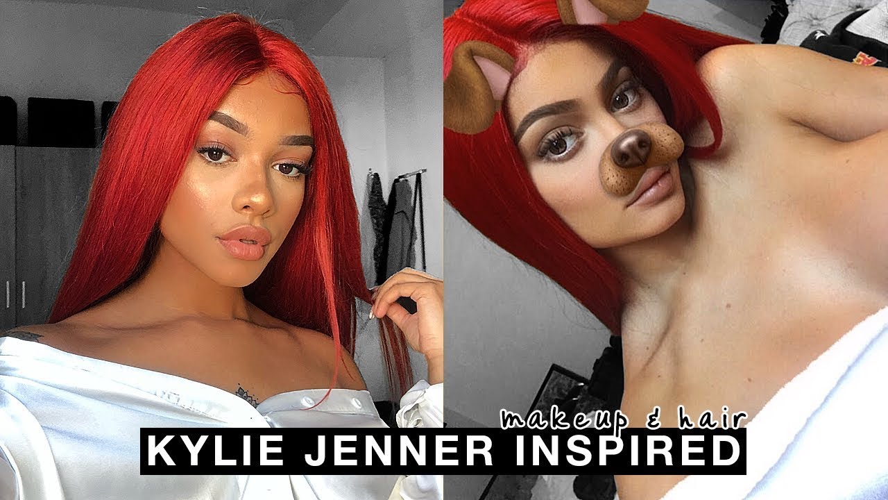 kylie jenner inspired hair & makeup | ft. yoowigs.