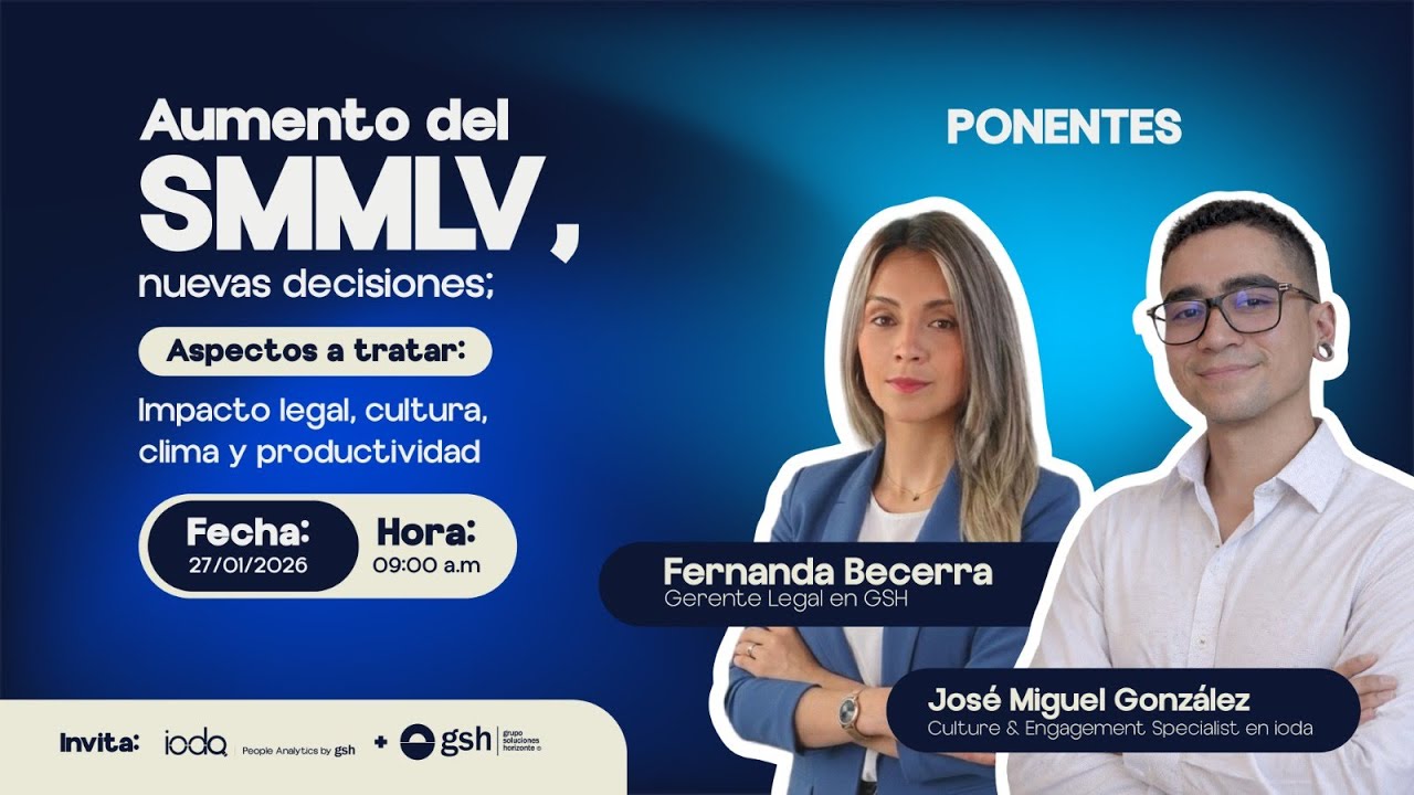 Aumento del SMMLV: nuevas decisiones | Clima, Cultura, Legal & Productividad