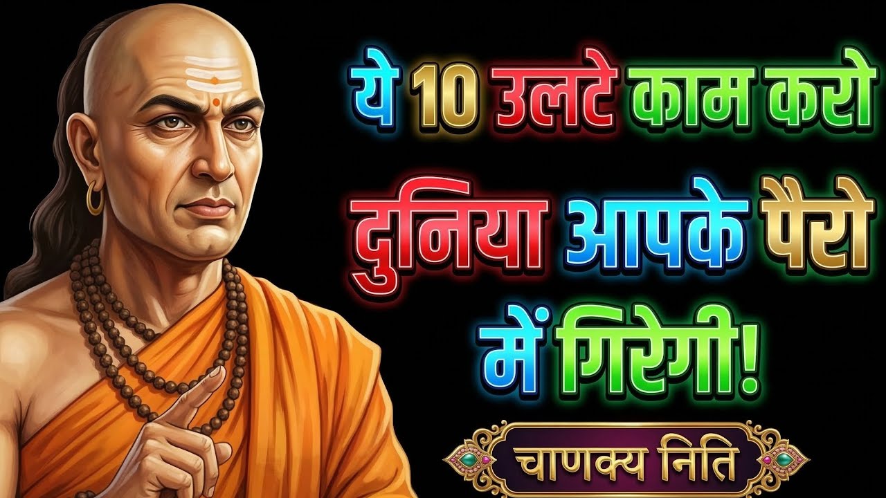 दुनिया आपके पैरो में गिरेगी ये 10 उल्टे काम करो | Chanakya Niti Dark Psychology