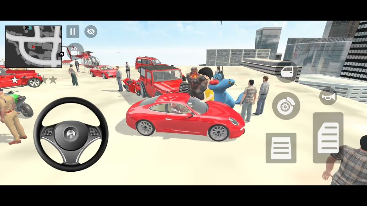 🤑The Biggest Spiderman & Ben 10 3DGame- Lot's of Police Car Monster Thu.😧
